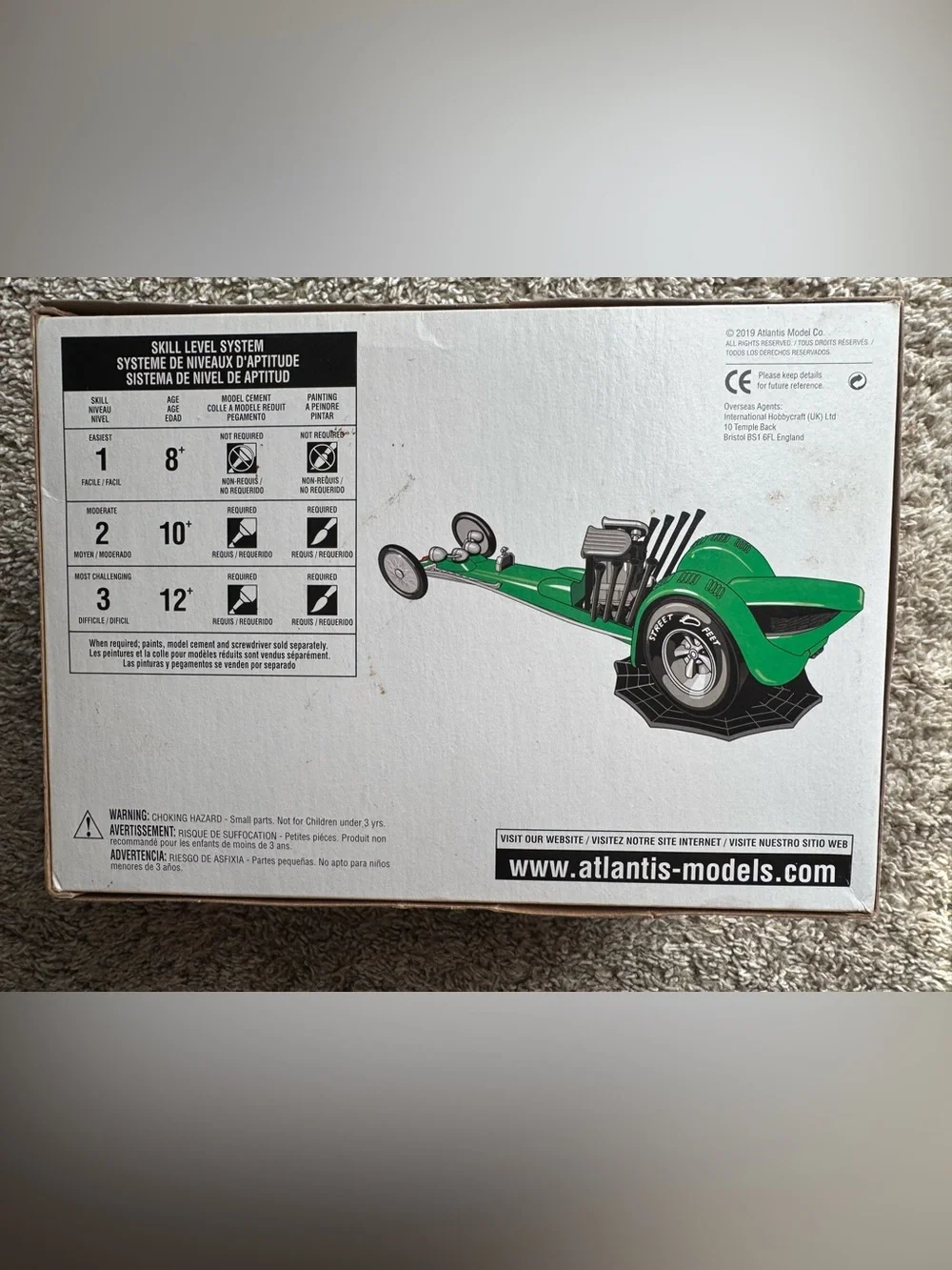Atlantis Li’l Tarantula Dragster Model Kit 1:32 Tom Daniel Snap Build 2019